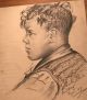 Charles THRALE portrait of Bob aged 5, father of Mrs Tracy Atkinson (tracy.atkinson64@aol.co.uk)