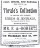 Thrale's Collection, sale catalogue