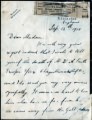 William Alexander Ivory SMITH letter of death from Forces Chaplain William Alexander Ivory SMITH letter of death from Forces Chaplain