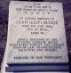 Leah BLOCK née ABRAHAMS headstone (1984)