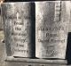 Rebecca and Joseph ABRAHAMS 'book' memorial