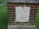 End grave for Richard Thrale and Mary Manfield