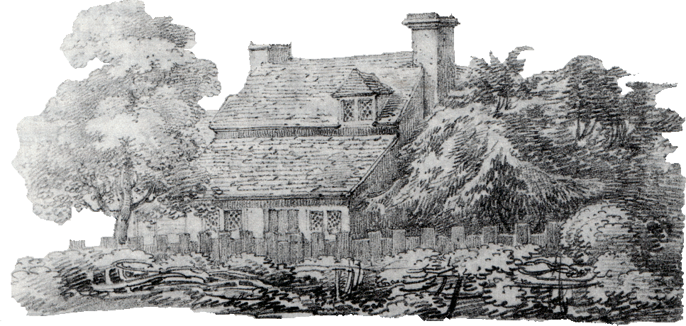 Wick Farmhouse, Marshalwick by Jane Marten in 1825