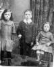 Eldest Abrahams children. Leah, Jack & Annie Abrahams (L-R).