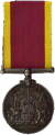 China War Medal - reverse view