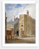 Entrance to Thrale's brewhouse, Southwark, London, c1820. Entrance to Thrale's brewhouse, Southwark, London, c1820.